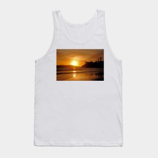 Sunset Long Beach Tofino Vancouver Island Canada Tank Top